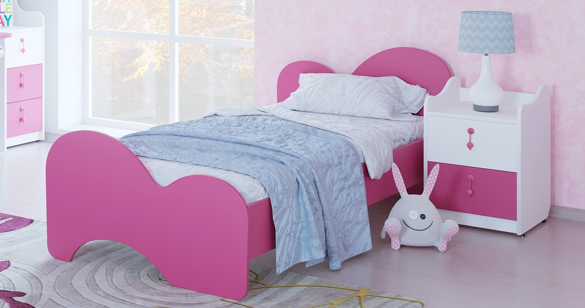 Dětská postel Aurora 90x200cm I - výběr odstínů